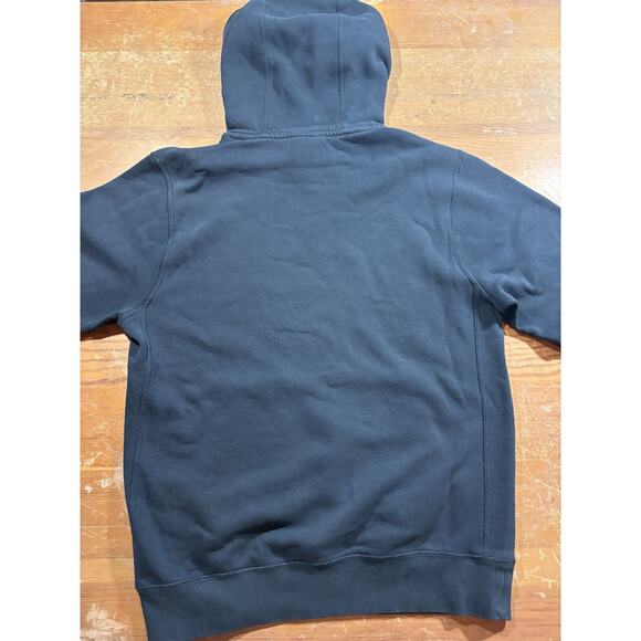 Nike Sportswear Fleece Pullover Hoodie Men’s Small Black Swoosh Logo - Picture 6 of 7